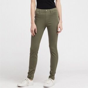 Uniqlo Olive Green Skinny Ultra Stretch Leggings Pants (size XL)